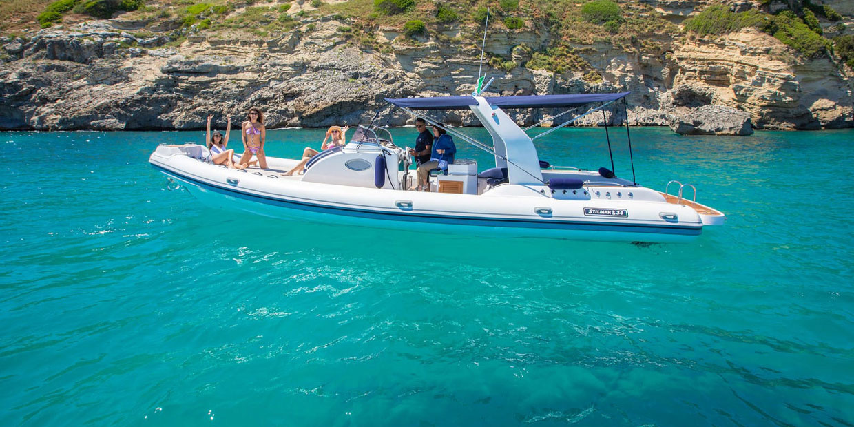 noleggio gommone santa maria di leuca